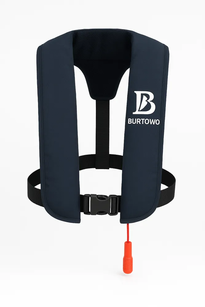 Granatowa kamizelka ratunkowa marki Burtowo