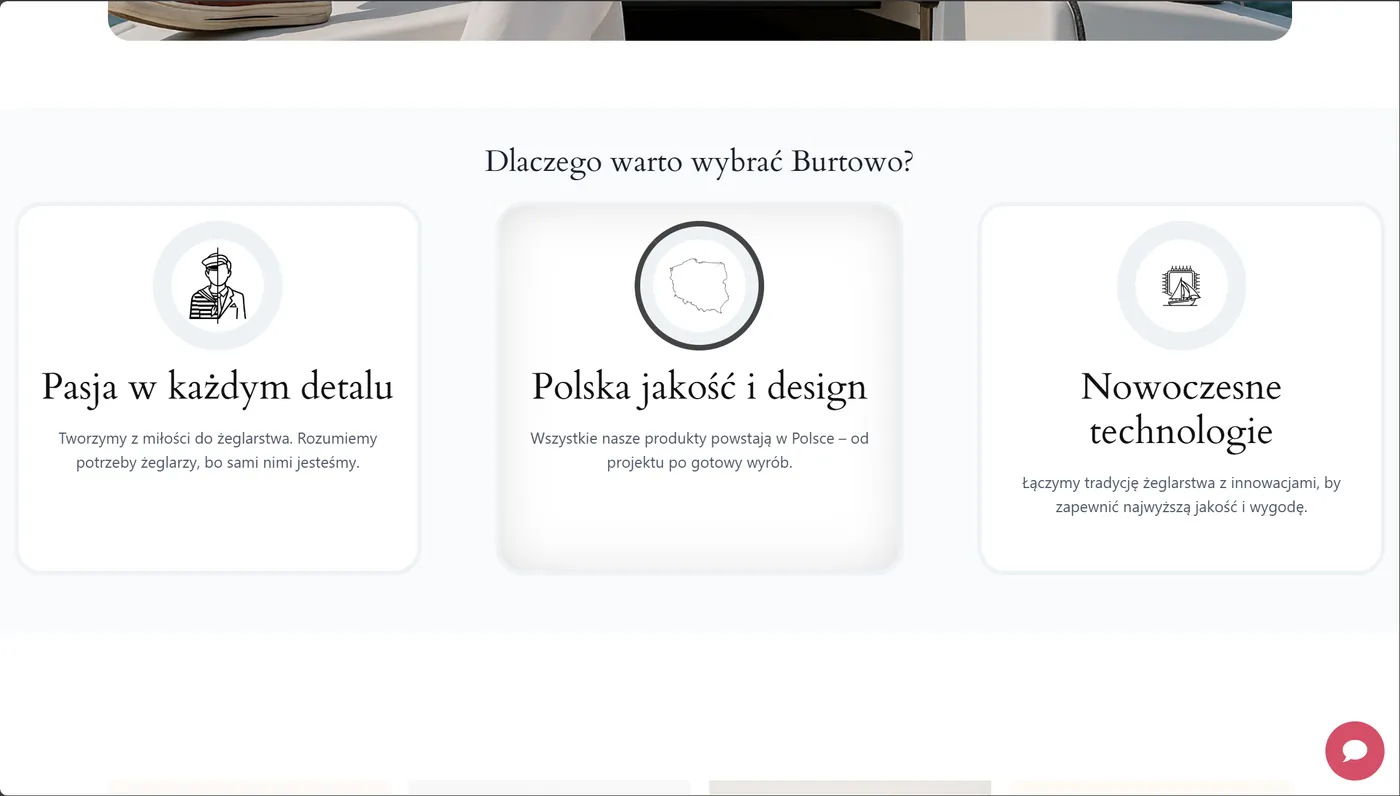 Burtowo: sekcja Dlaczego warto wybrać Burtowo